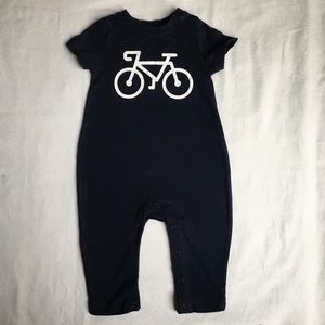 Gap outfit size 6 12 months bicycle cycling baby